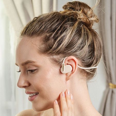 Беспроводные наушники OpenAir Arc, бежевые