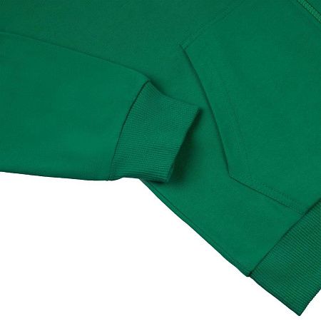 Толстовка на молнии с капюшоном Siverga 2.0, зеленая, размер XS