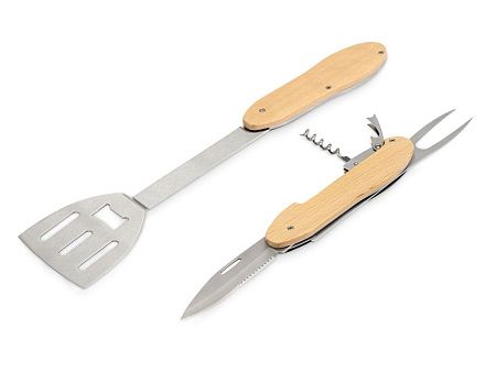Мультиинструмент для барбекю «Blade» в чехле, цвет: натуральный