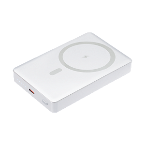 Внешний аккумулятор Атлантис Плюс PD (Atlantis PD Plus) 10000mAh с функцией беспроводной зарядки 15W, серебряный