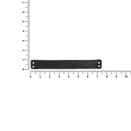 Лейбл кожаный Beta, XS, черный