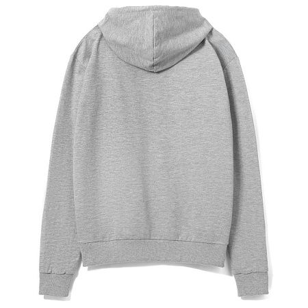 Толстовка с капюшоном Unit Kirenga, серый меланж, размер S