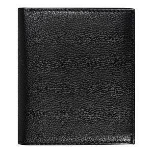 Кошелек с картхолдером Leather Plain, чёрный