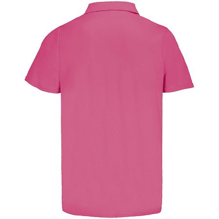 Рубашка поло унисекс Pitcher, розовая (ribbon pink), размер L