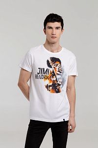 Футболка «Меламед. Jimi Hendrix», белая под нанесение