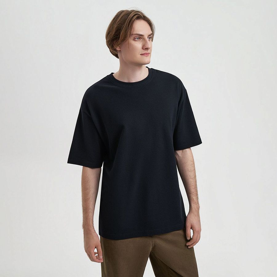 Футболка унисекс премиум Аура (Aura), бежевый под нанесение