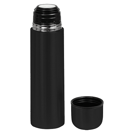 Термос вакуумный стальной Optimus  двухстеночный 500 мл, черный 