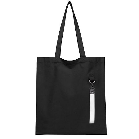 Сумка для покупок LUMISSA 325 г/м² с ремувкой, чёрный/белый
