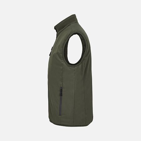 Жилет софтшелл унисекс Falcon BW, темный хаки, размер L