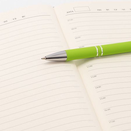 Шариковая ручка Альфа (Alpha), салатовая