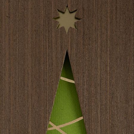 Открытка Season's Greetings, с изображением подарка