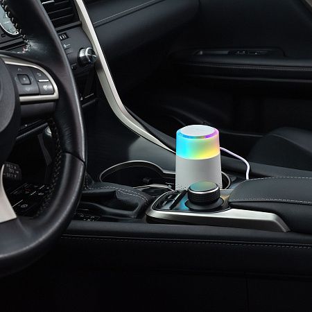 Очиститель воздуха с подсветкой Пьюр (Pure), черный