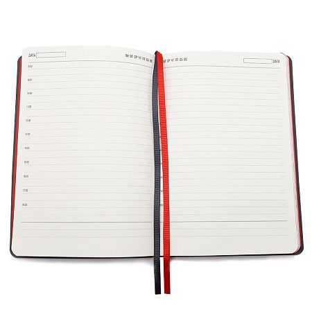 Ежедневник A5 недатированный Molfetta в мягком переплёте, серо-красный