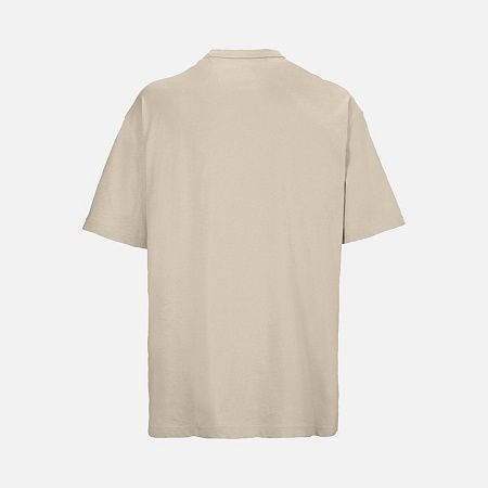 Футболка оверсайз мужская Boxy Men, бежевая (льняная), размер XXL