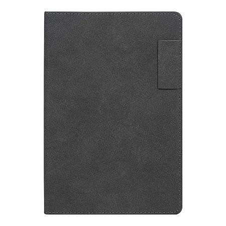 Ежедневник Flexy Tenero Suede A5, серый, недатированный, в гибкой обложке с петлей для ручки