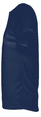 Футболка унисекс Sporty 140, темно-синяя, размер XXS