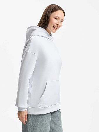 Худи унисекс оверсайз Daylero, белое, размер XS/S
