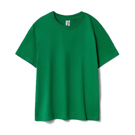 Футболка детская Regent Kids 150, ярко-зеленая, размер 10 лет (130-140 см)
