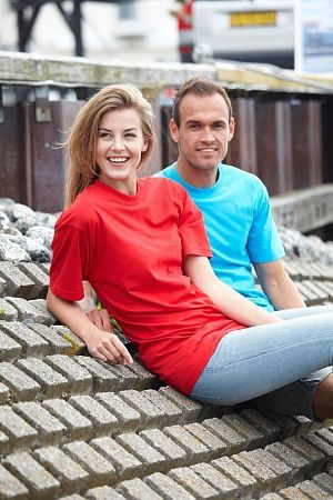 Футболка мужская Heavy, зеленая, размер S