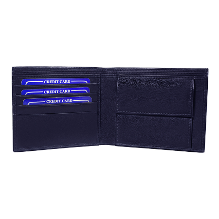 Набор подарочный Solution Superior Duo (кошелек с картхолдером, ручка роллер), синий