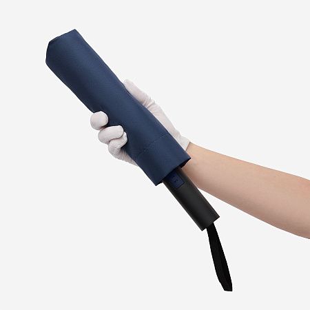 Зонт обратного сложения Олимп (Olymp), синий