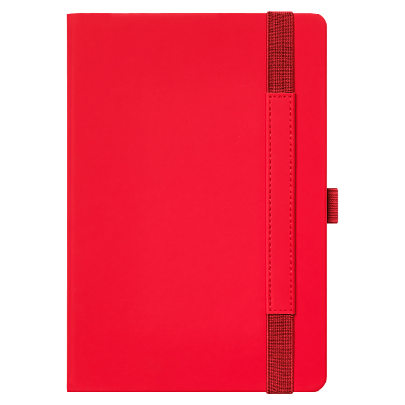 Ежедневник Альфа (Alpha) недатированный, красный/серый