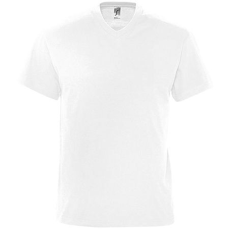 Футболка мужская с V-образным вырезом Victory 150, белая, размер XXL