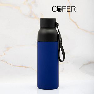 Термобутылка Button Black