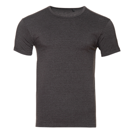 Футболка мужская STAN хлопок/эластан 180, 37, Тёмно-серый,  (100/1)  (46/S)