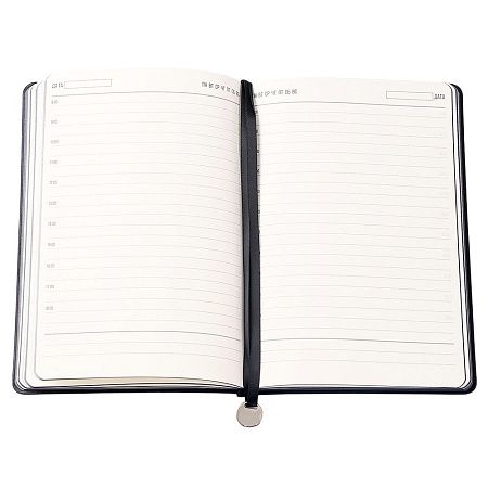 Ежедневник A5 недатированный Impero в мягком переплёте, черный