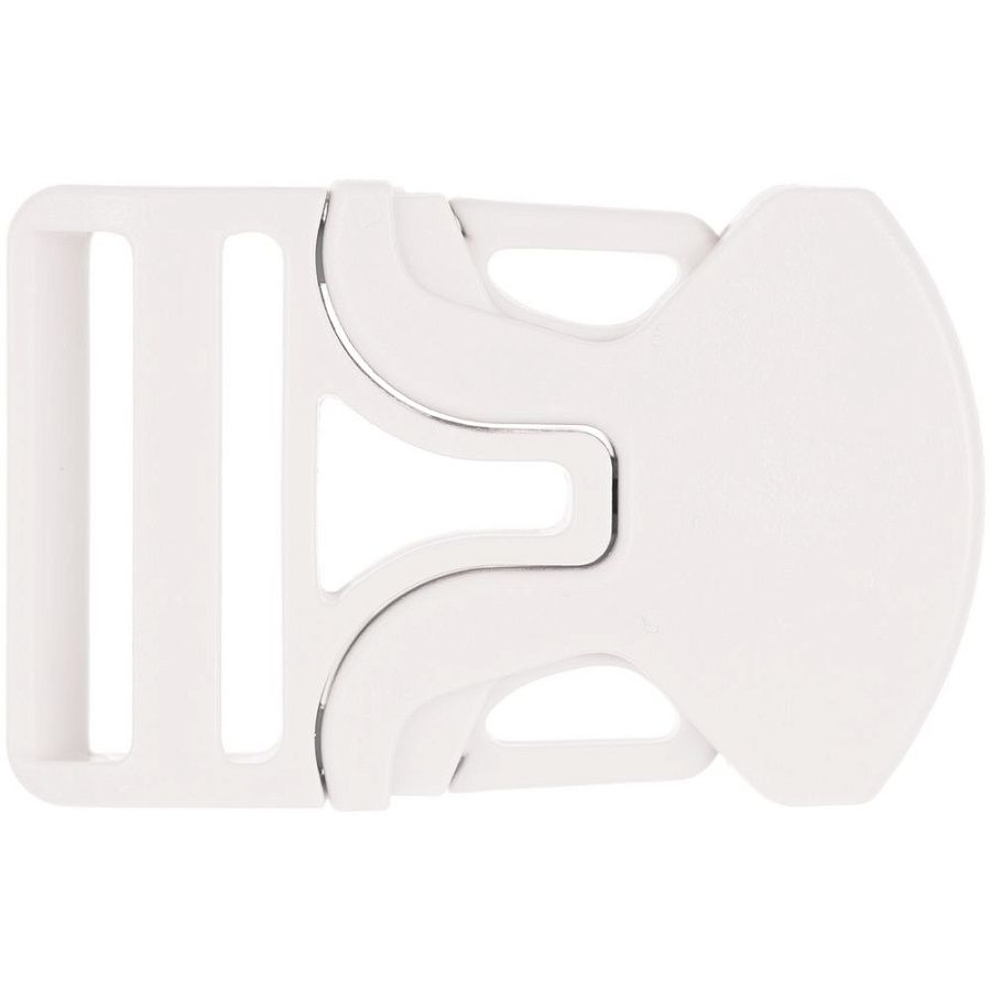 Застежка-пряжка односторонняя Triden, белый