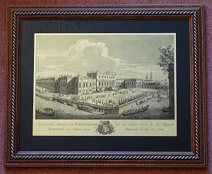 Гравюра "Летний дворец"