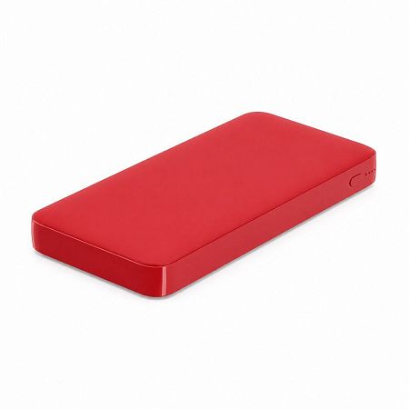 Внешний аккумулятор Polus, 10000 Mah, софт-тач покрытие, белый
