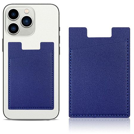 Держатель карт на телефоне SlimPocket, синий