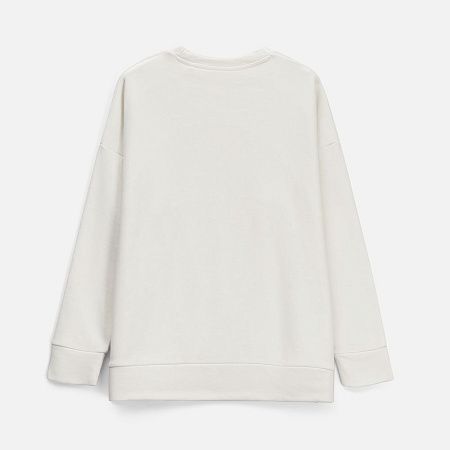 Свитшот унисекс S2, молочно-белый, размер M/L