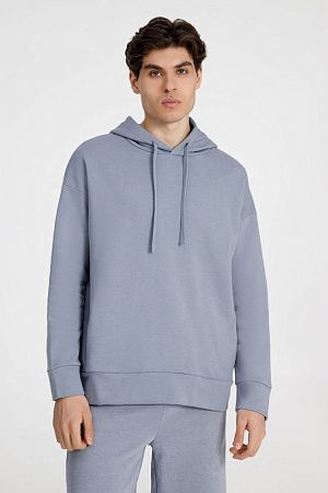 Худи унисекс H2, серое, размер XS/S