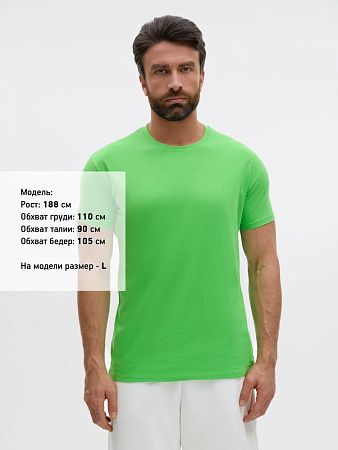 Футболка унисекс Regent 150, зеленый лайм, размер XS