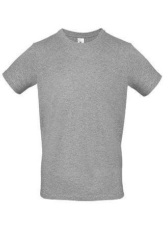 Футболка мужская E150, серый меланж, размер 3XL