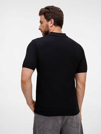 Рубашка поло унисекс Upswing, черная, размер S