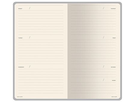 Еженедельник недатированный А6 «Total beige»