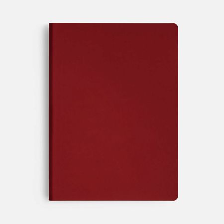 Ежедневник Flex Shall New, недатированный, красный