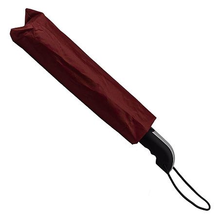 Зонт складной автоматический Forest BERGEN, диаметр 103 см, радиус 23 дюйма, 10 панелей, с UV защитой без подарочной коробки, бордовый