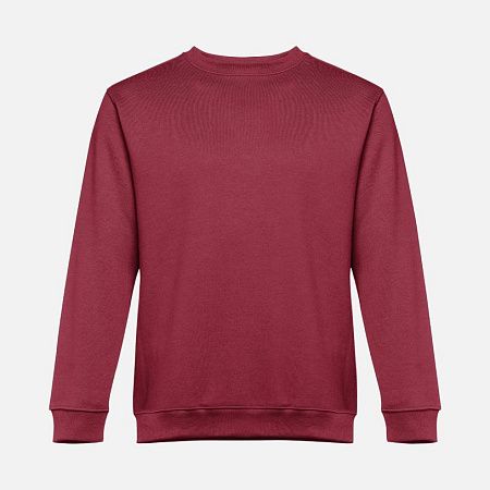 Свитшот унисекс Delta, бордовый, размер S
