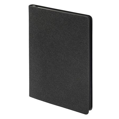 Ежедневник Flexy Sand Print Sample Коллекция мастера А5, черный, недатированный, в гибкой обложке