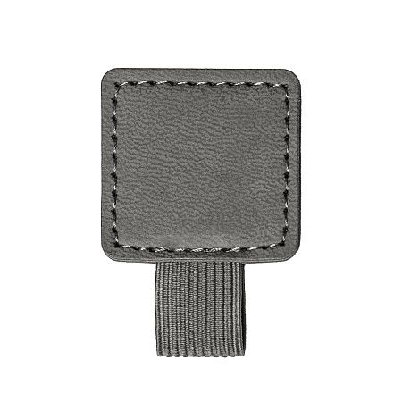 Держатель для ручки, серый, самоклеющийся, PU