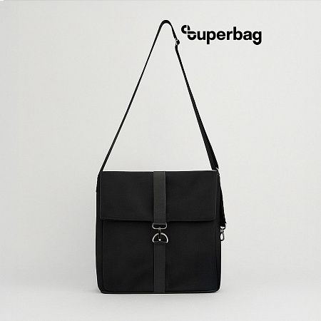 Шоппер Superbag Companion, с тремя отделениями, боковым креплением (карабин) и карманом