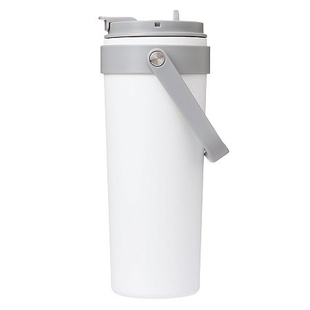 Термокружка вакуумная Соло (Solo), белая