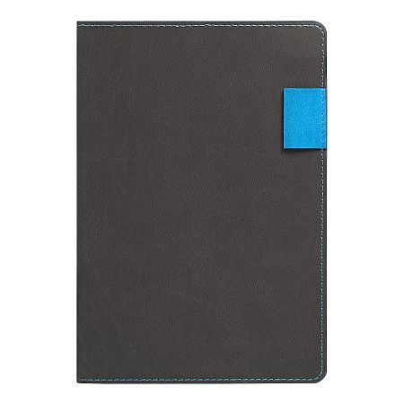 Ежедневник Flexy Freedom Latte А5, серый/бирюзовый, недатированный, в гибкой обложке