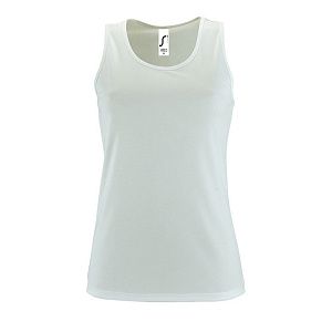 Майка женская Sporty TT Women, белая, размер XL