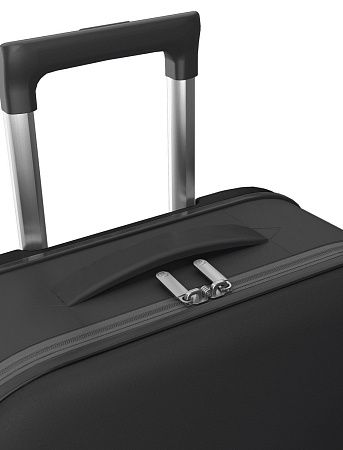 Чемодан складной Rollink Vega II 55x40x20 см, 2 колеса, черный